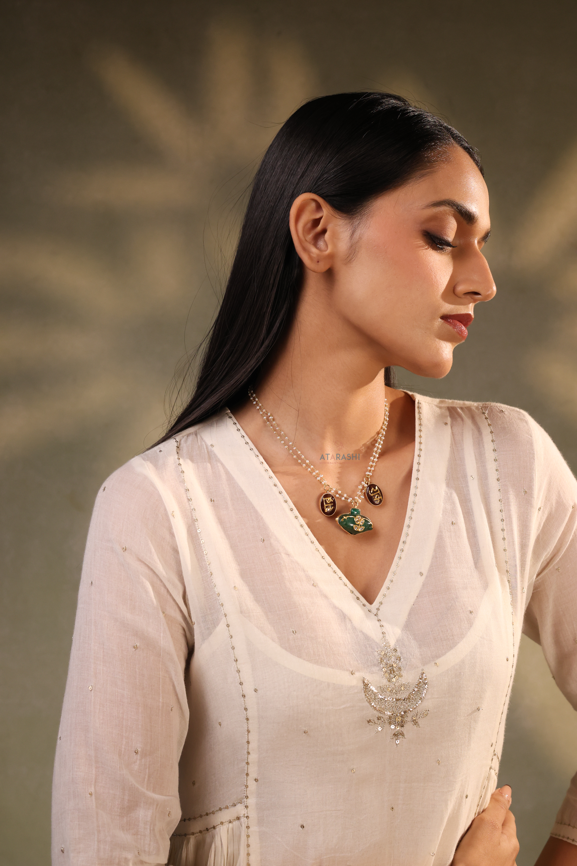 Sabr-Shukr Stone Necklace
