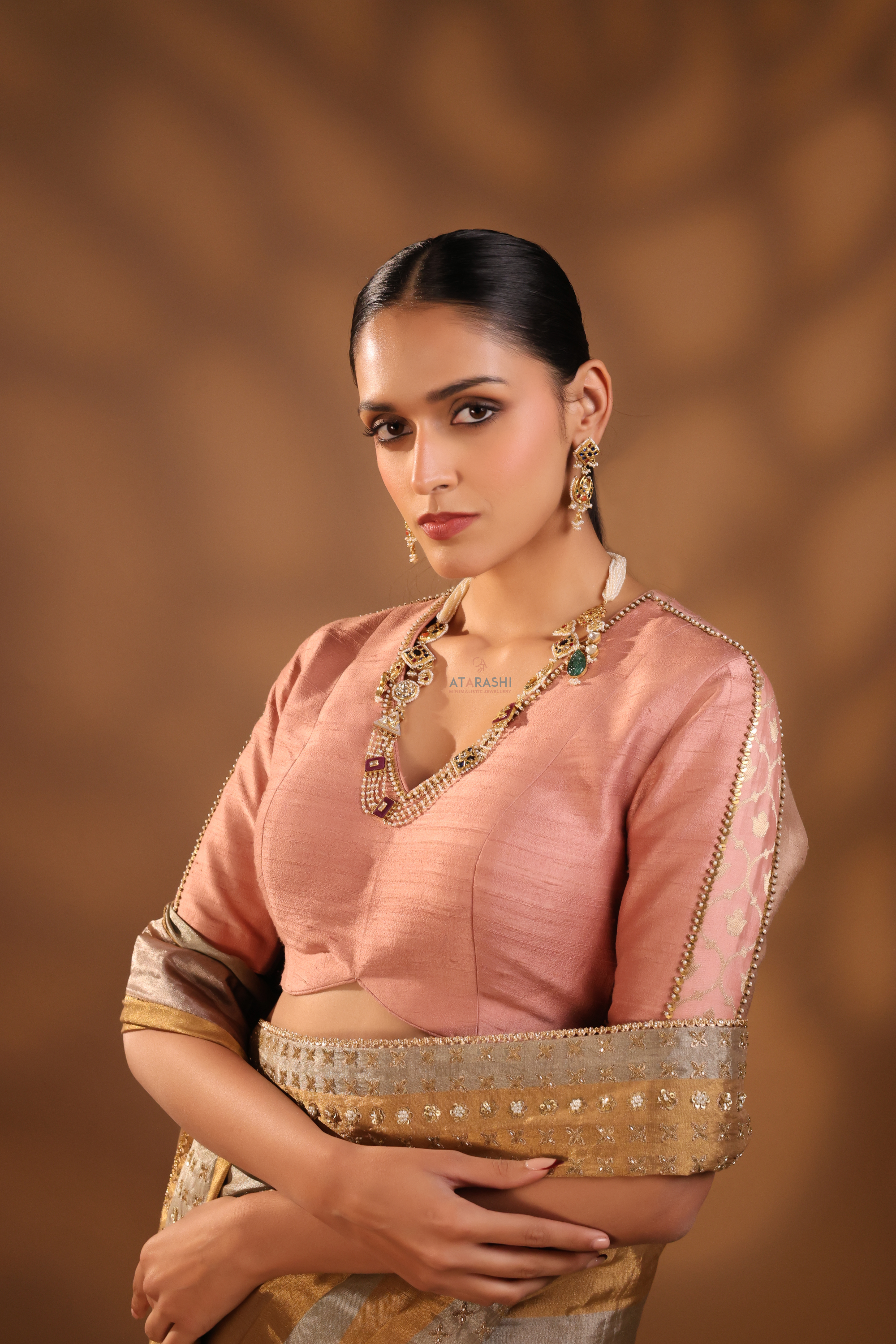Saumya Pearl-Kundan Haar