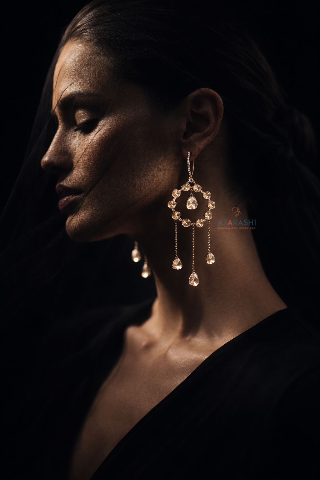 Hiyana Polki Earrings