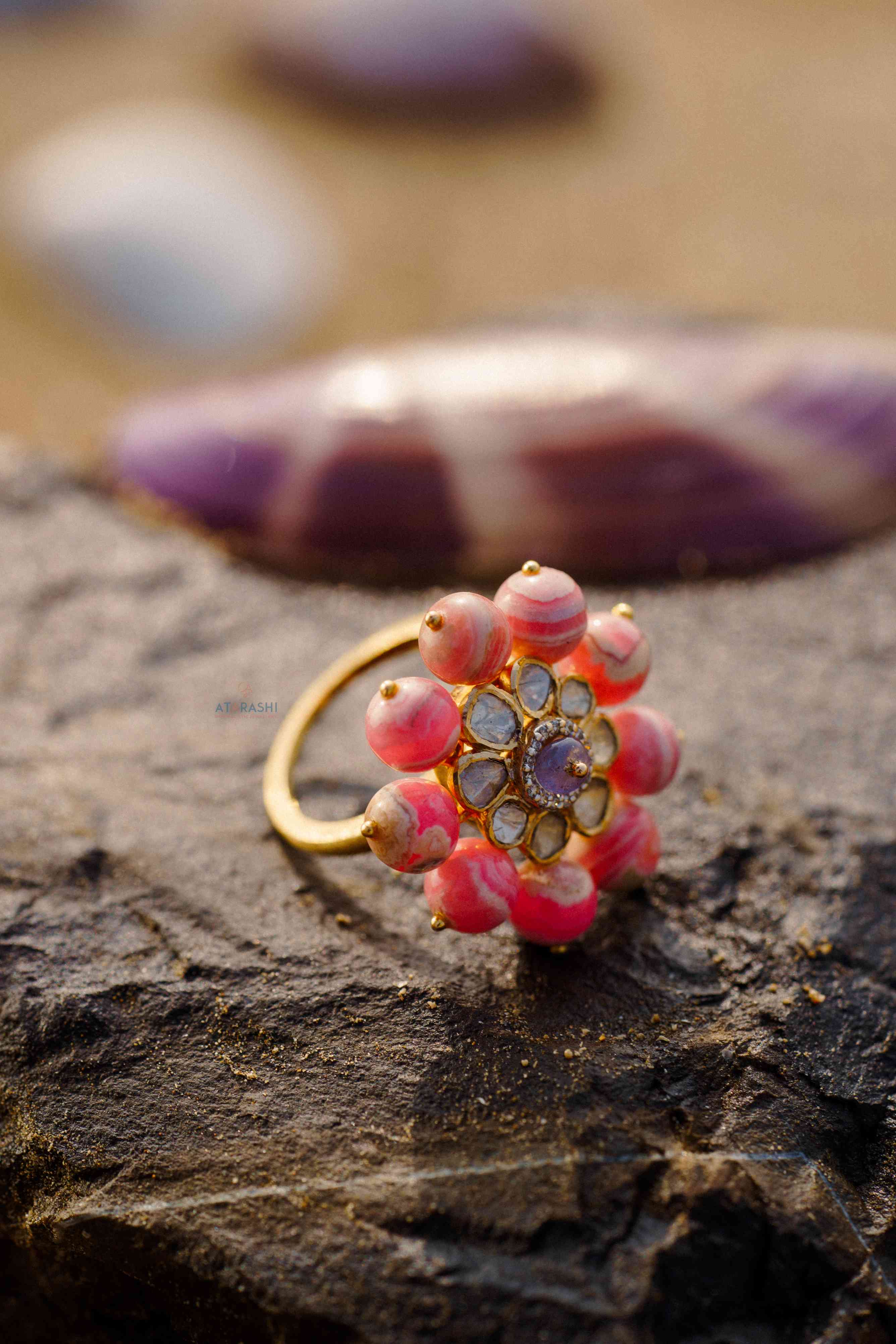 Rose bloom
cocktail ring