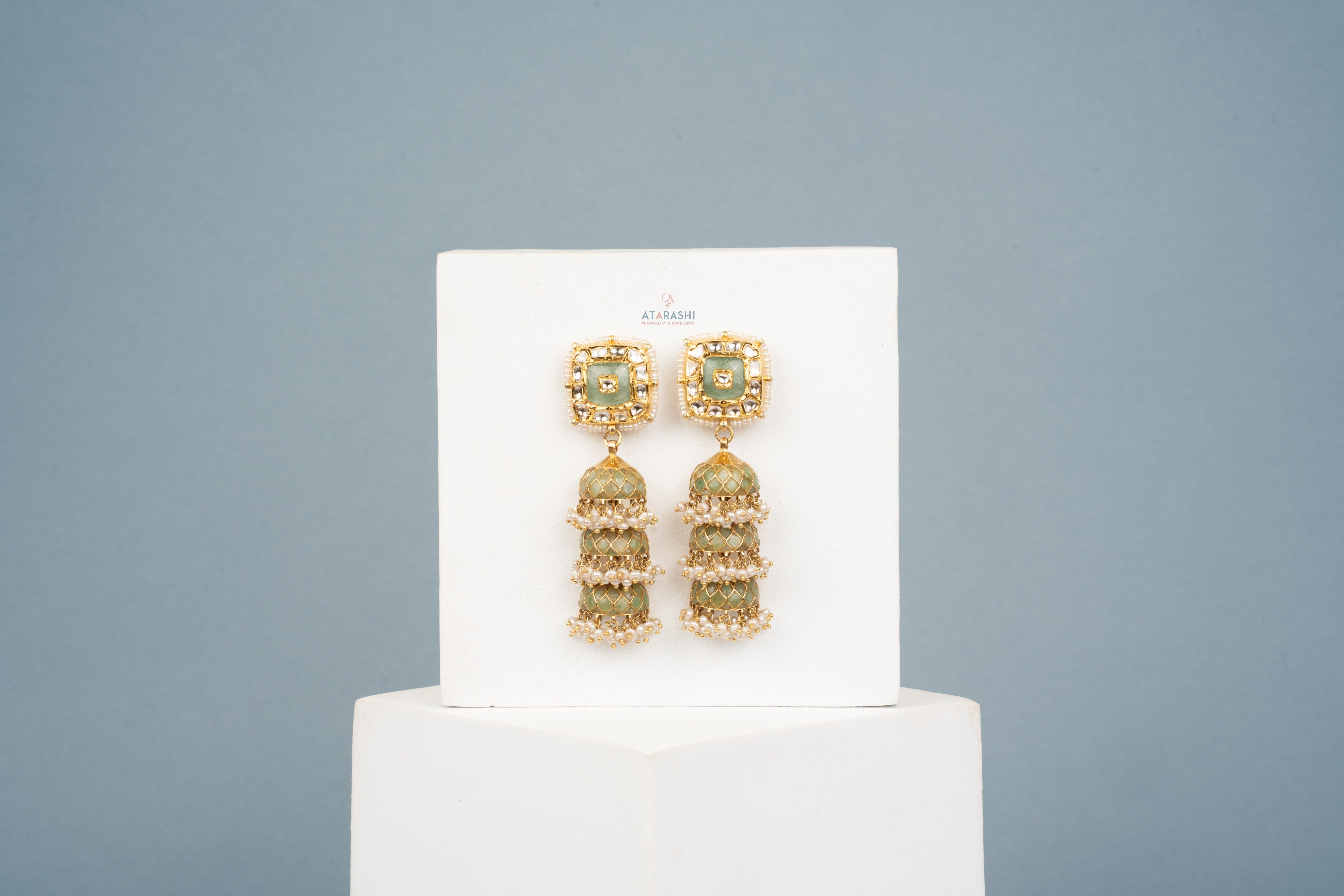 Sage Royale Jhumka Drops