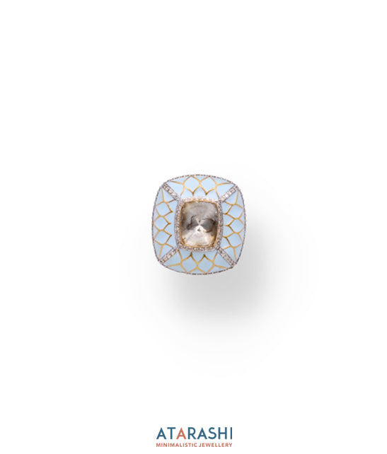 Ivory Maze ring