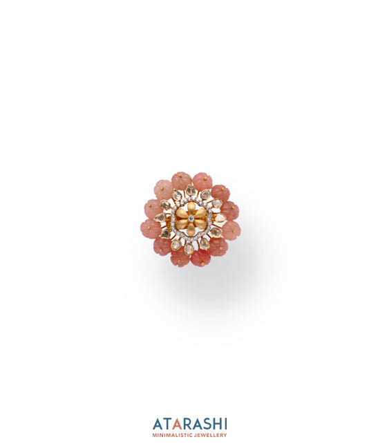 Blush bloom ring