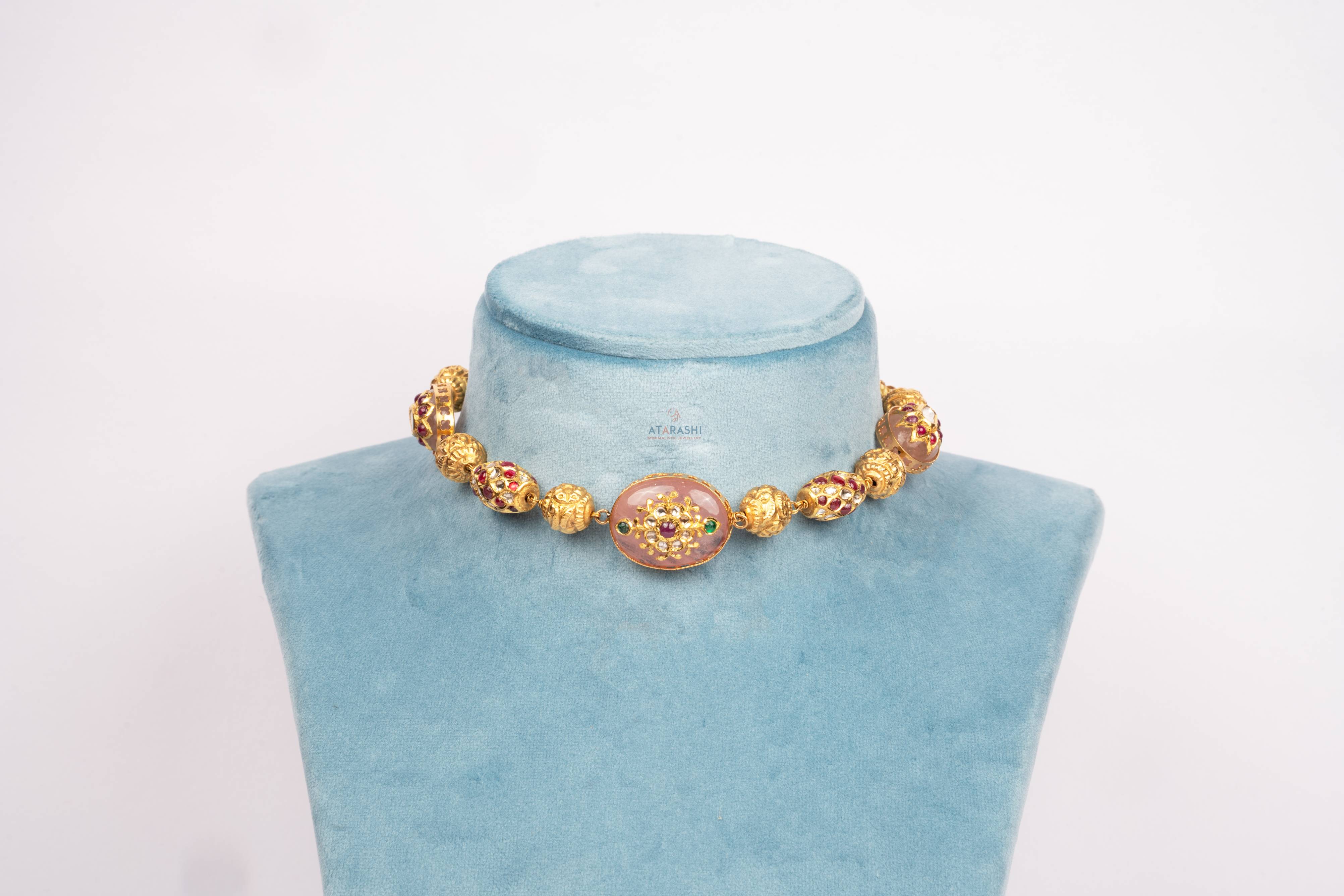 Suhana Meenakari Bead Choker