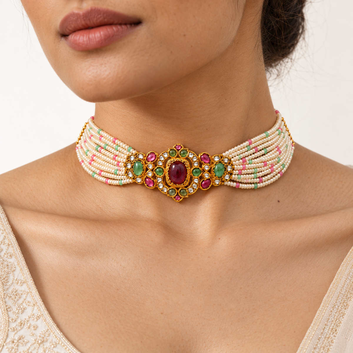 GULNAAR PEARL CHOKER