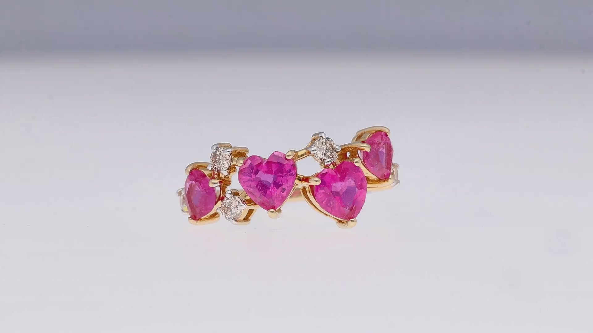 Blush hearts