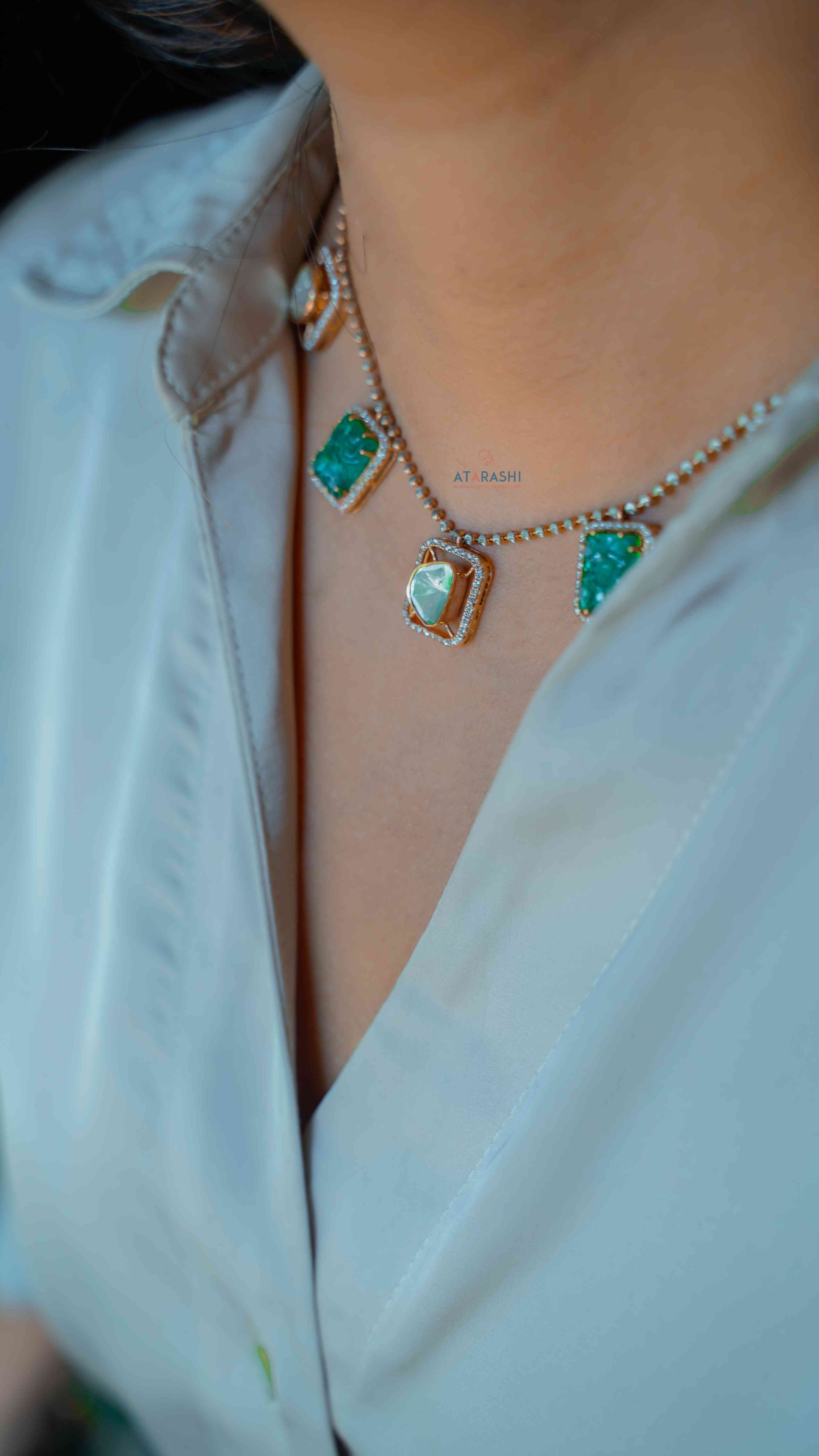 Regal Squares Neckpiece