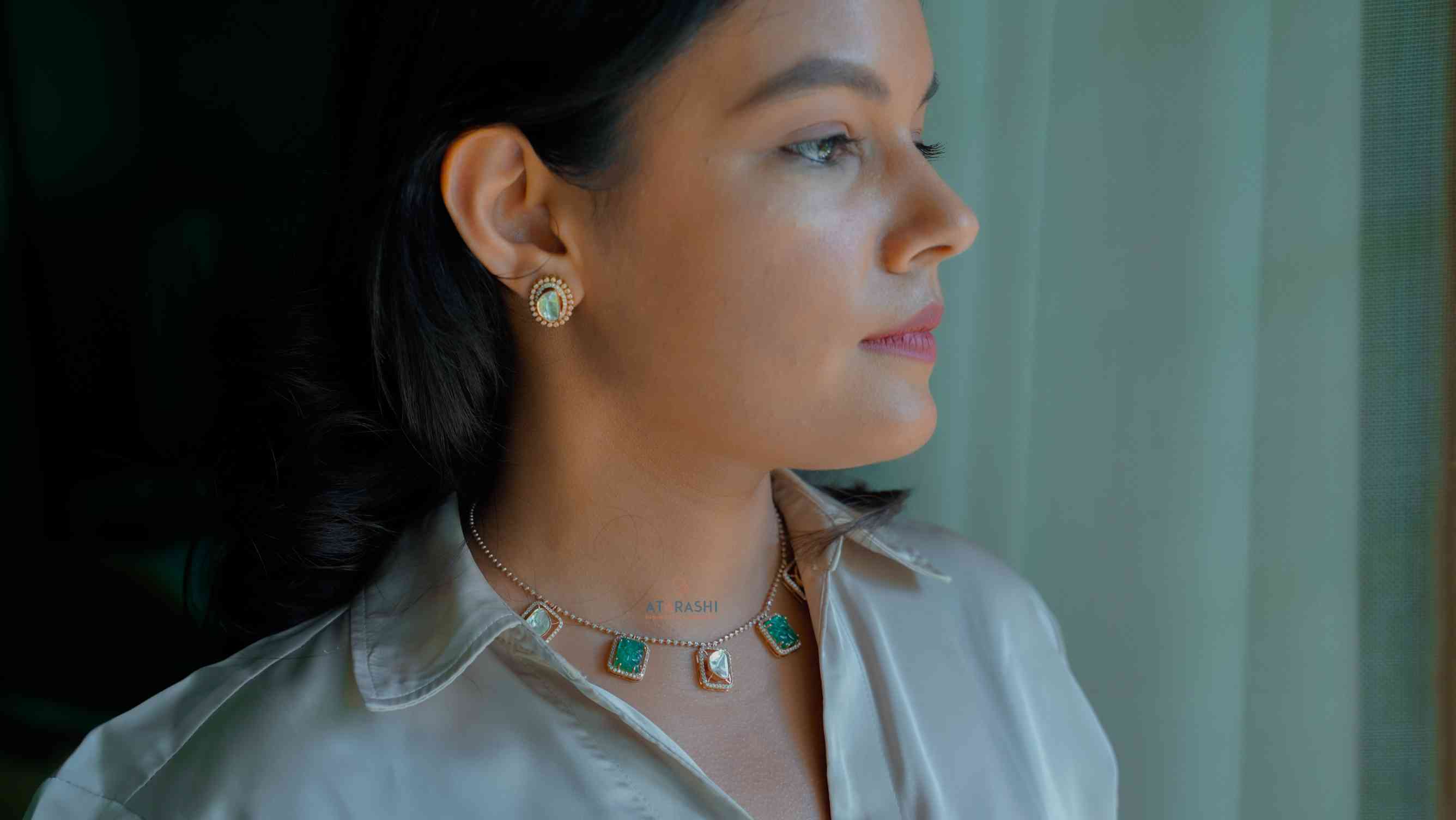 Regal Squares Neckpiece