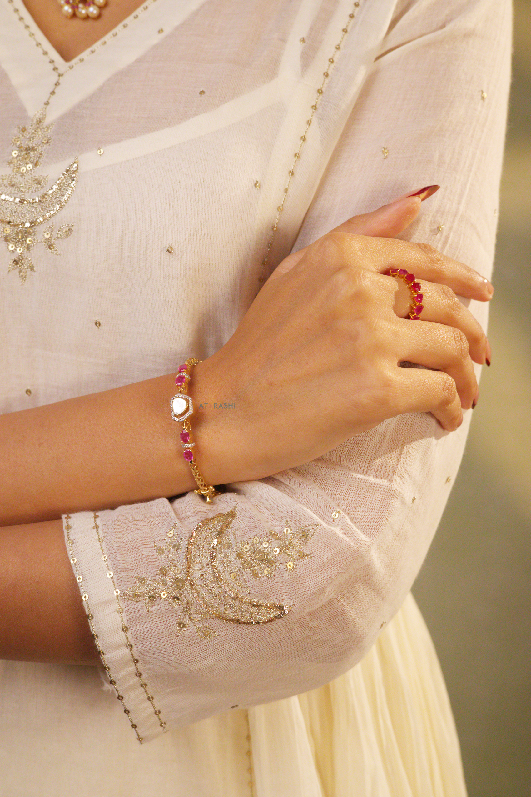 Rubina Floral Bracelet