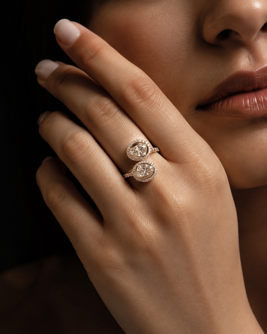 MAHIRA UNCUT DIAMOND RING