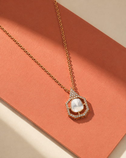 Avyanna Uncut Diamond Pendant Necklace