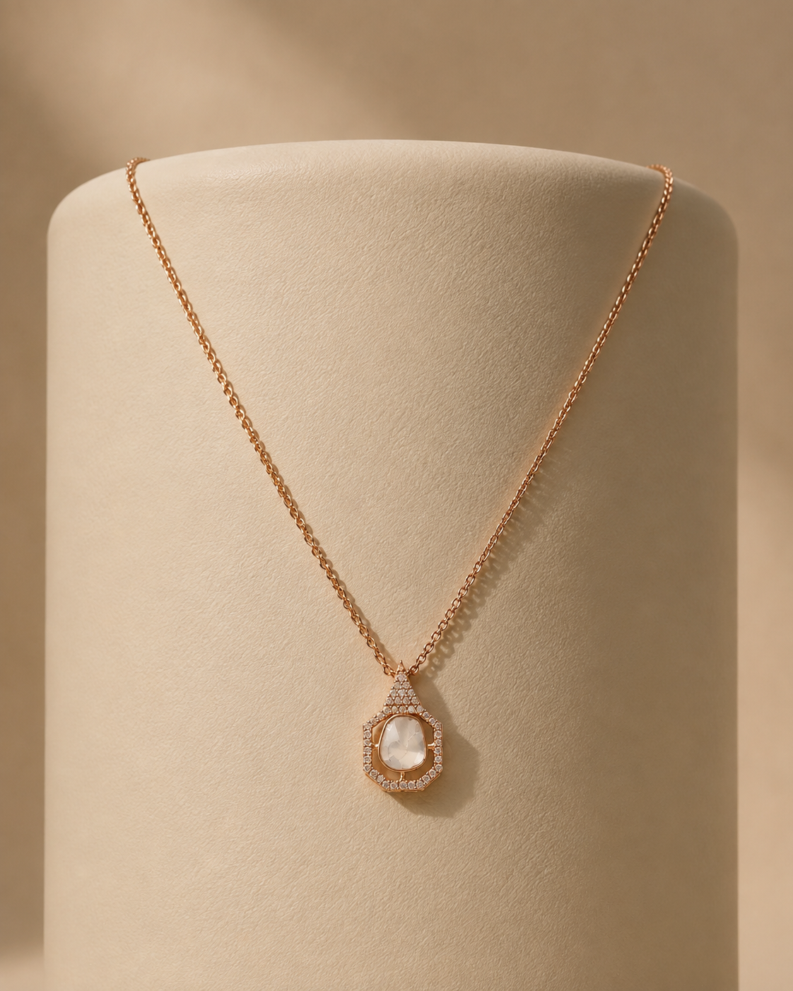 Avyanna Uncut Diamond Pendant Necklace