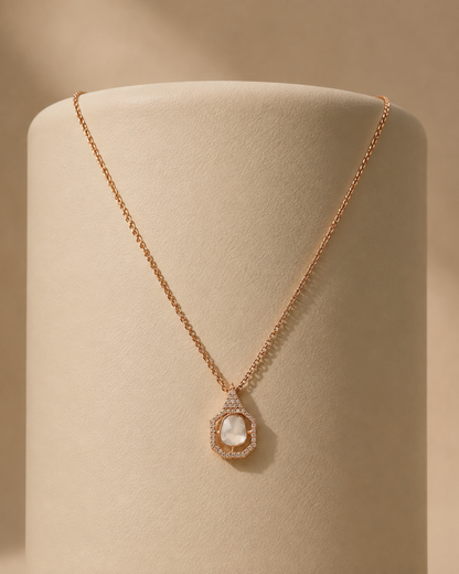 Avyanna Uncut Diamond Pendant Necklace