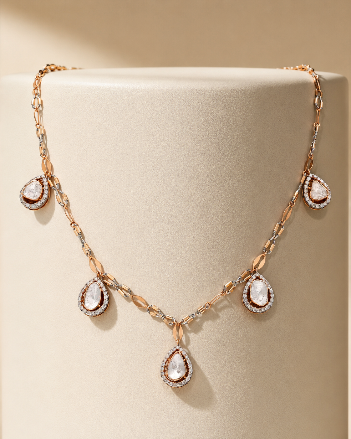 Zayra Kundan Drop Necklace