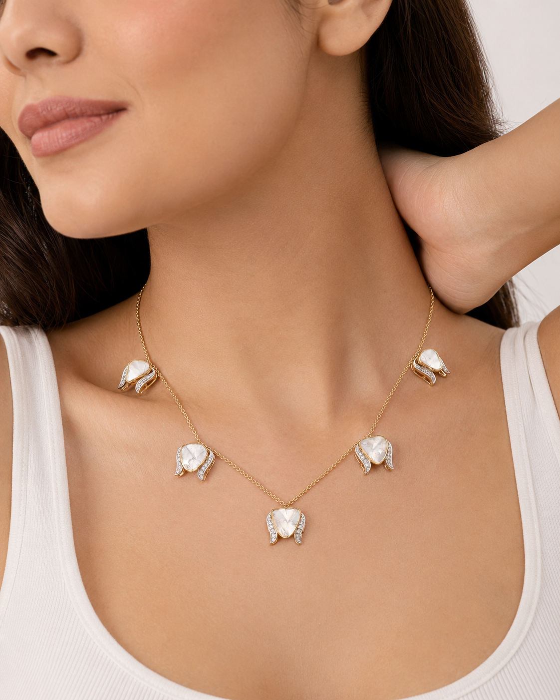 Iraaya Uncut Diamond Necklace