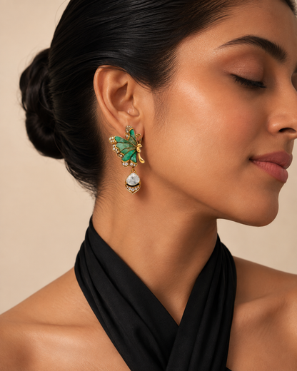 Titli Uncut Diamond Earrings