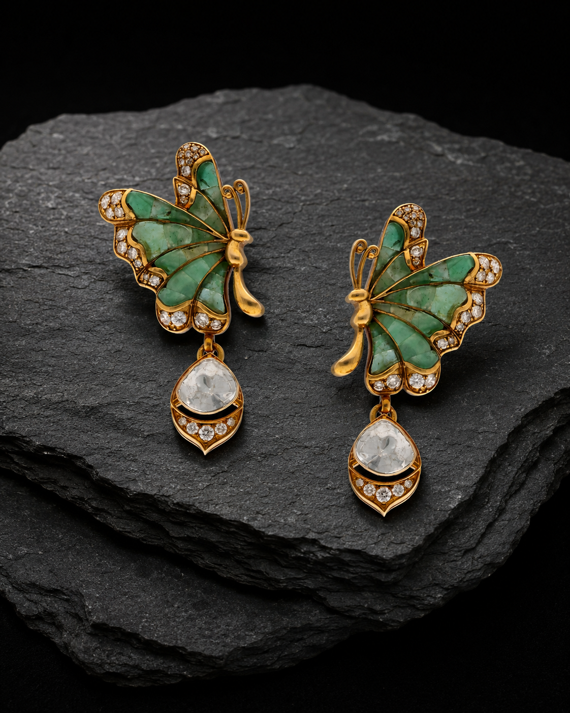 Titli Uncut Diamond Earrings