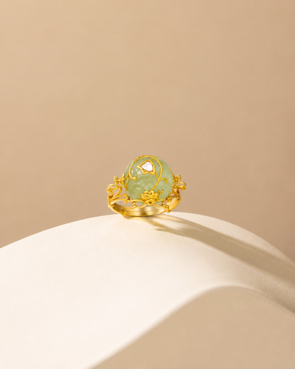 Ruhaani Russian Emerald Ring