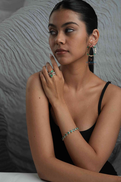 Golden Twist Hoops