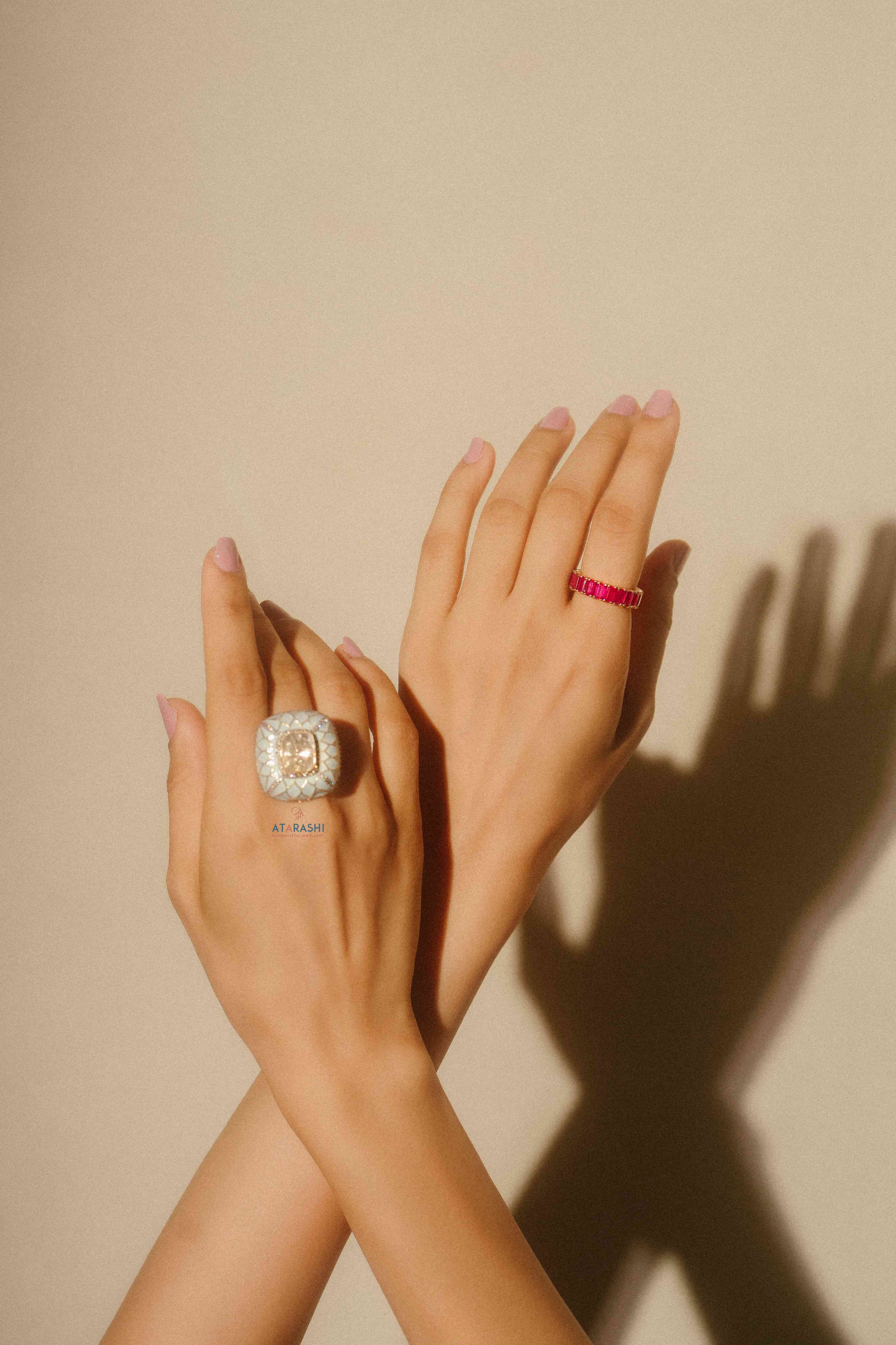 Ivory Maze ring