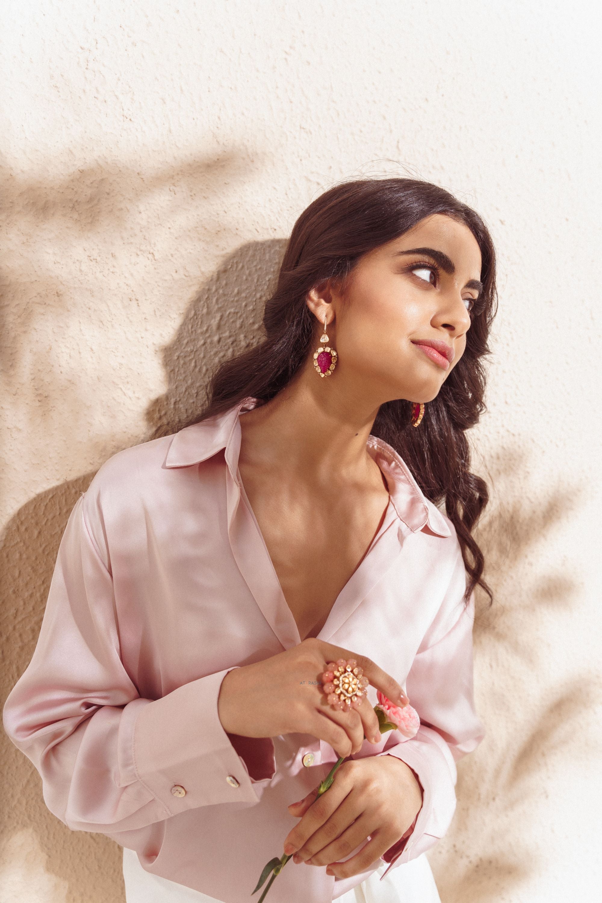 Blush bloom ring