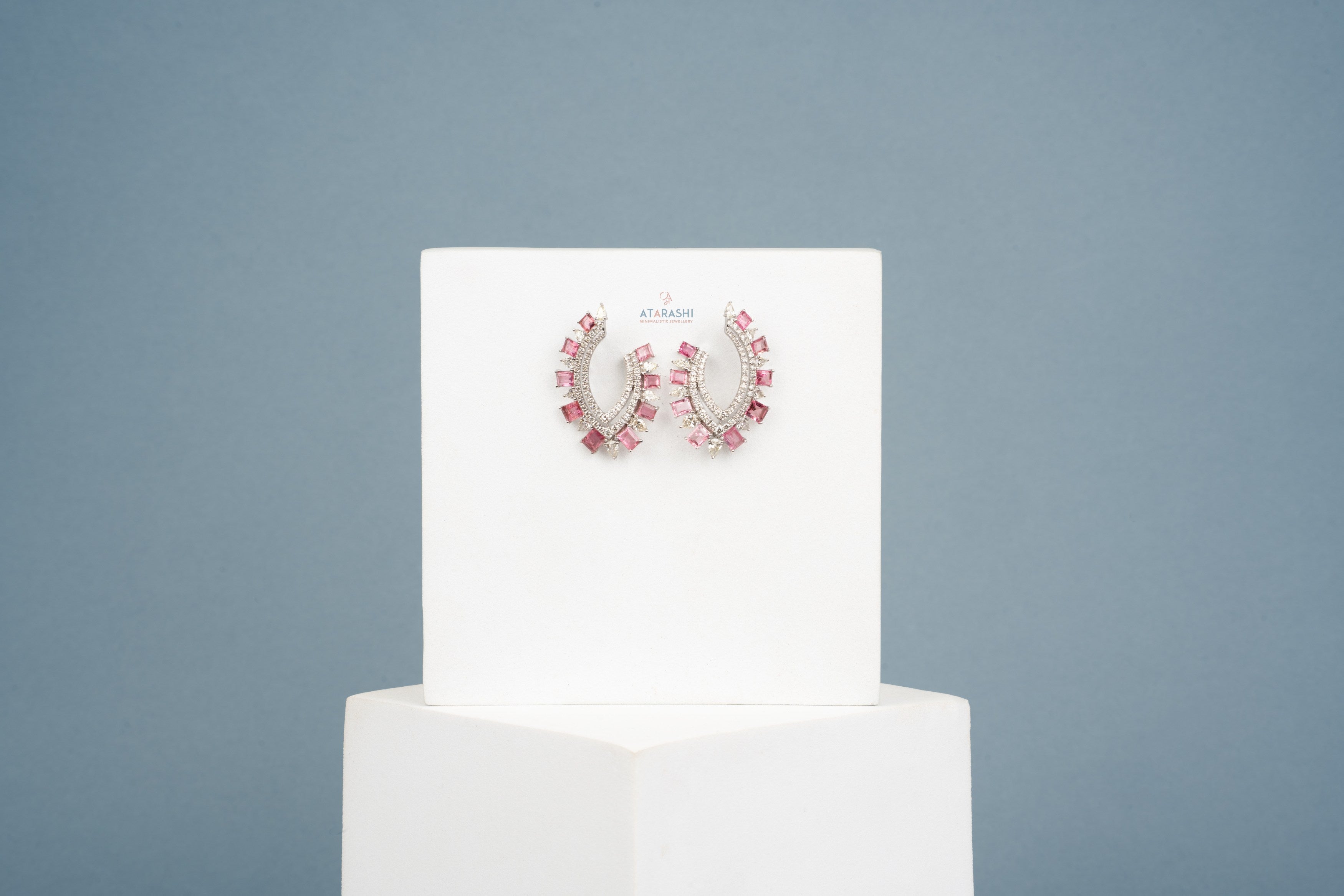 Spark of Pink Radiance Earrings