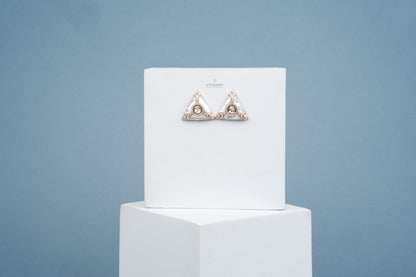 Aura Triangle Studs