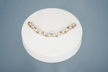 Rashi Emerald Link Bracelet