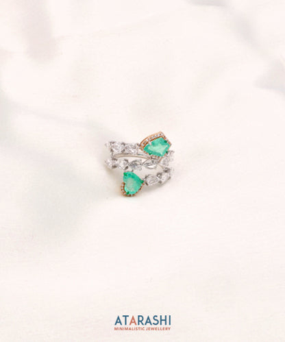 Emeral ivy ring