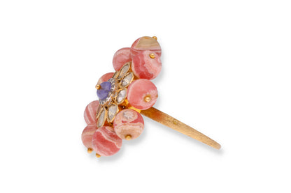 Rose bloom 
cocktail ring