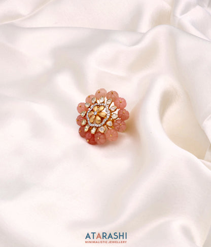 Blush bloom ring
