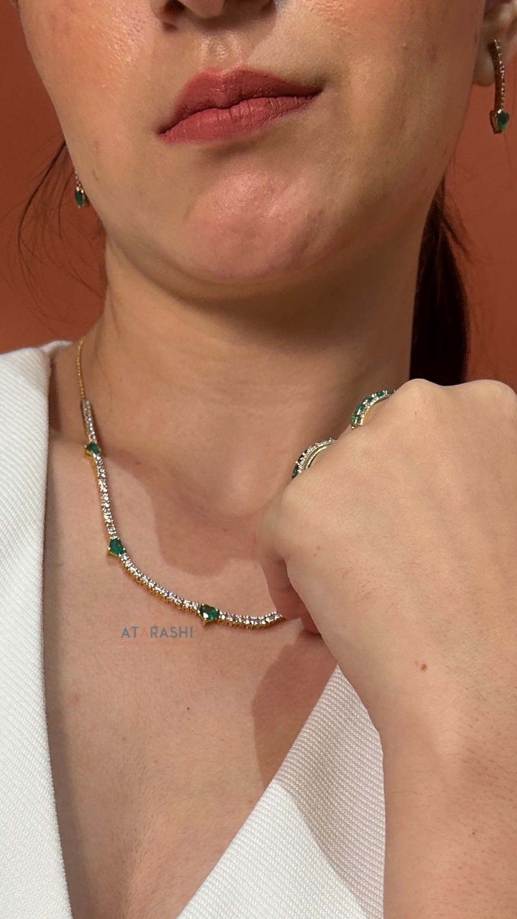 Bespoke Diamond Station Necklace