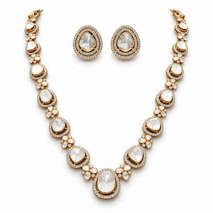 Aabha Polki Necklace Set