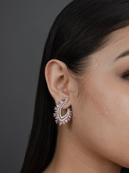 Spark of Pink Radiance Earrings