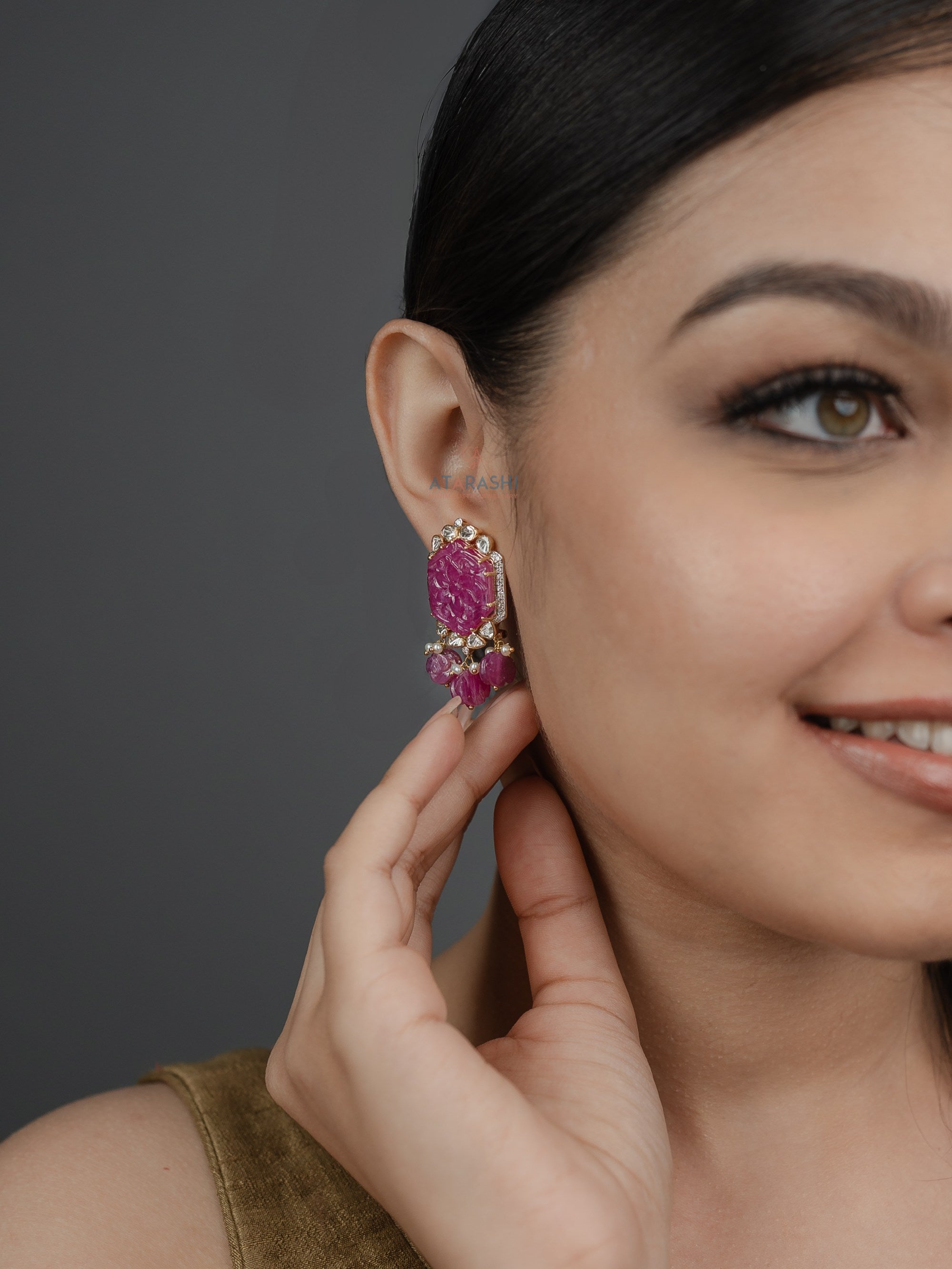 Fuchsia Bloom Earrings