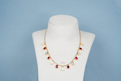 Gulzaar Polki Drop Necklace