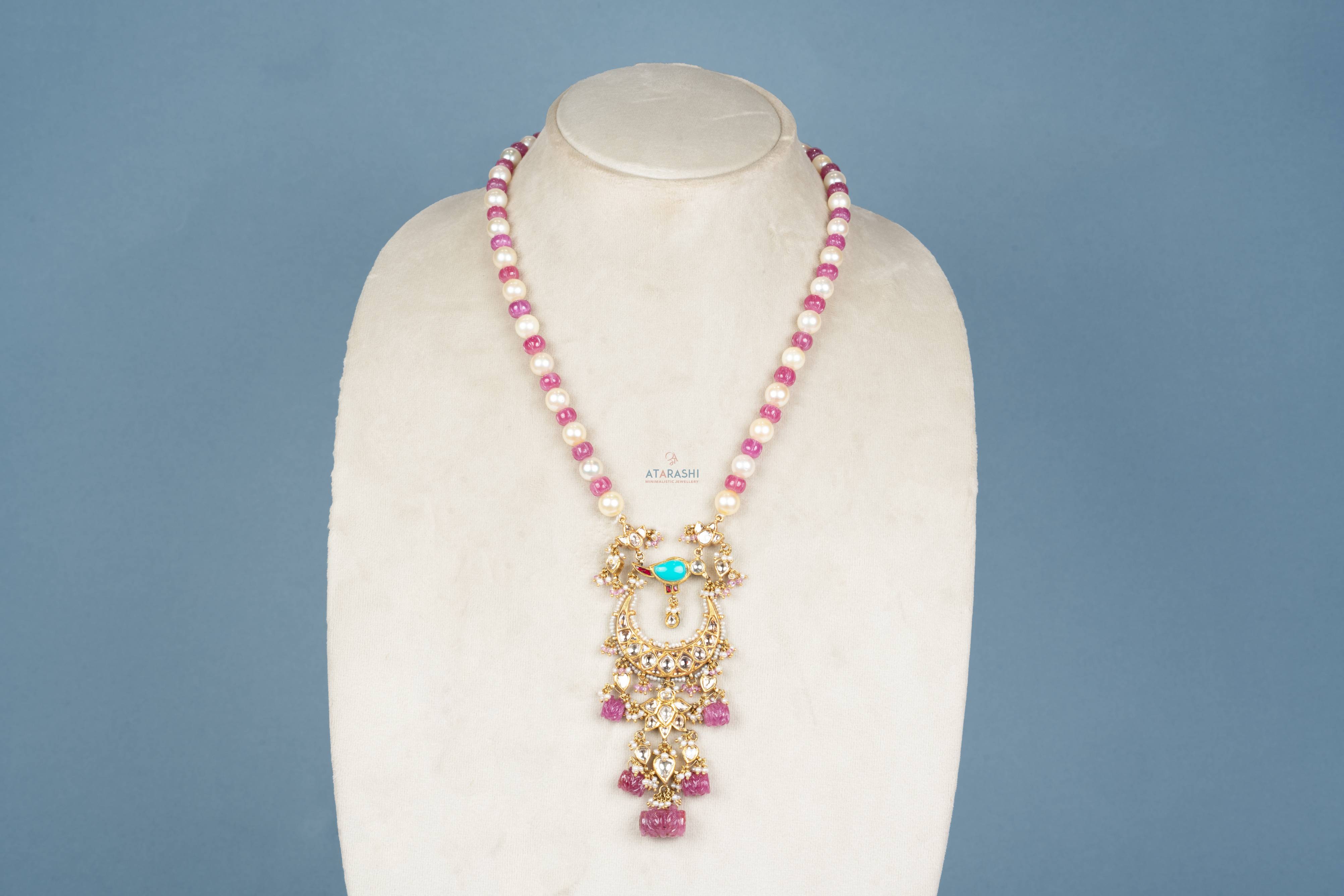 Ruhaniya Kundan Long Necklace