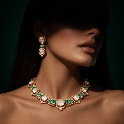 Ira Polki Necklace Set