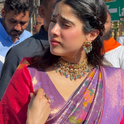 Rangmahal Polki Necklace Set