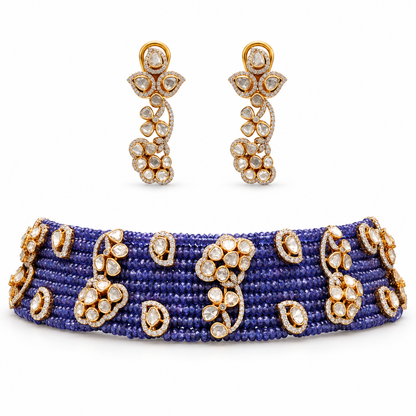 Neelambari Polki Choker Set
