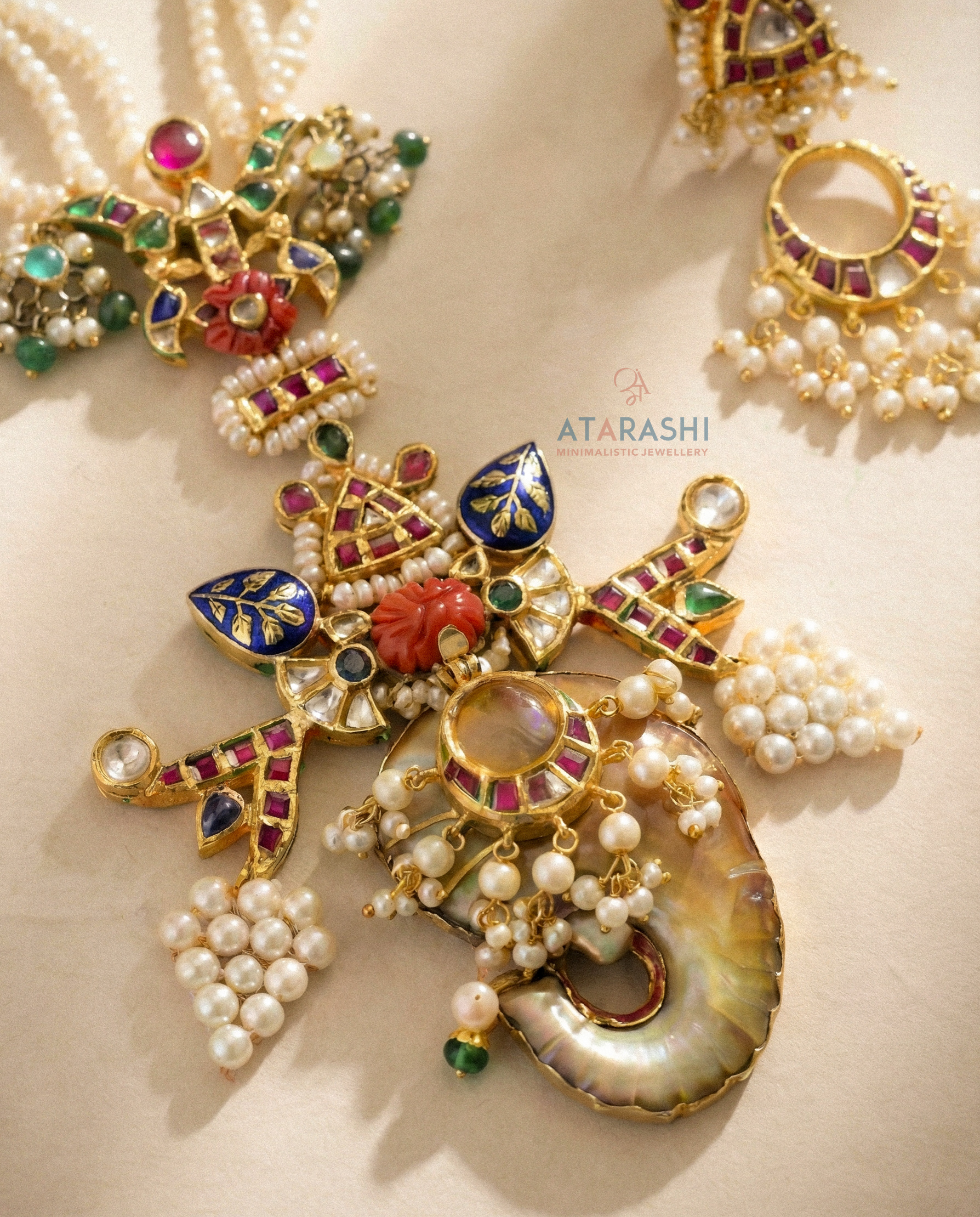 Mrinalini Necklace and Earrings
