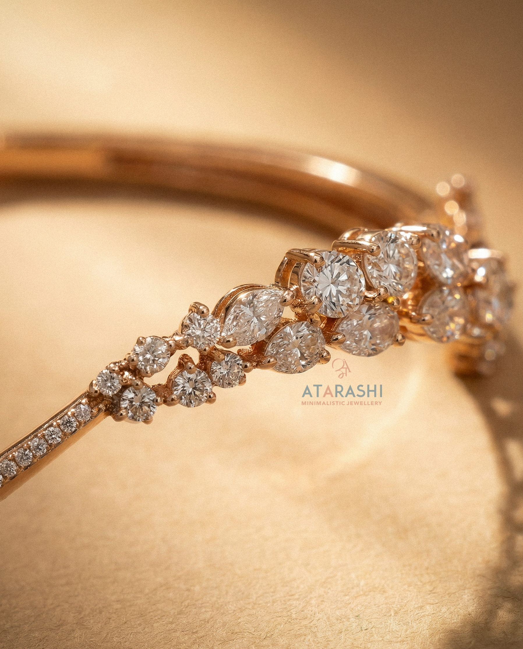 Camille Diamond Open Cuff Bracelet