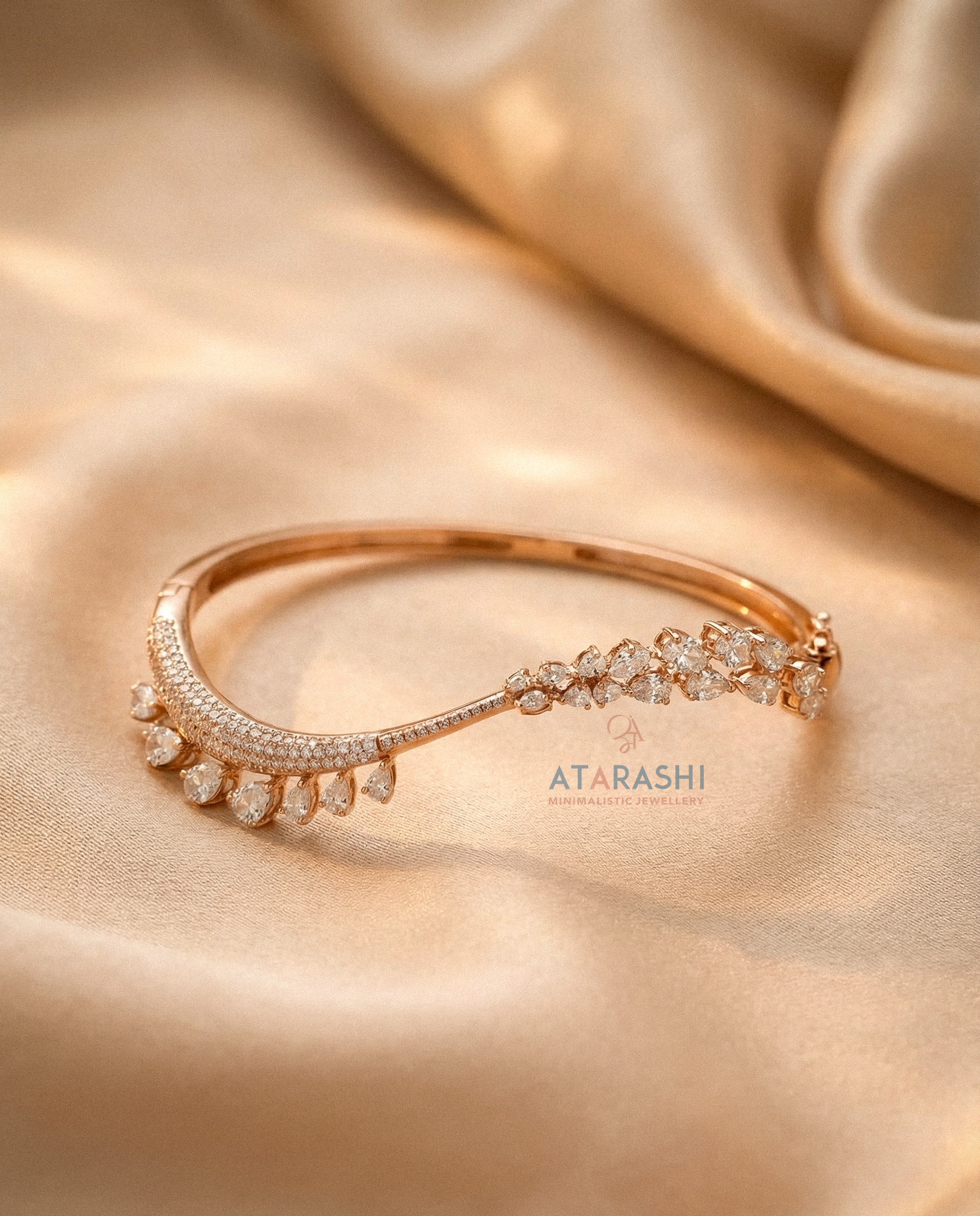 Camille Diamond Open Cuff Bracelet
