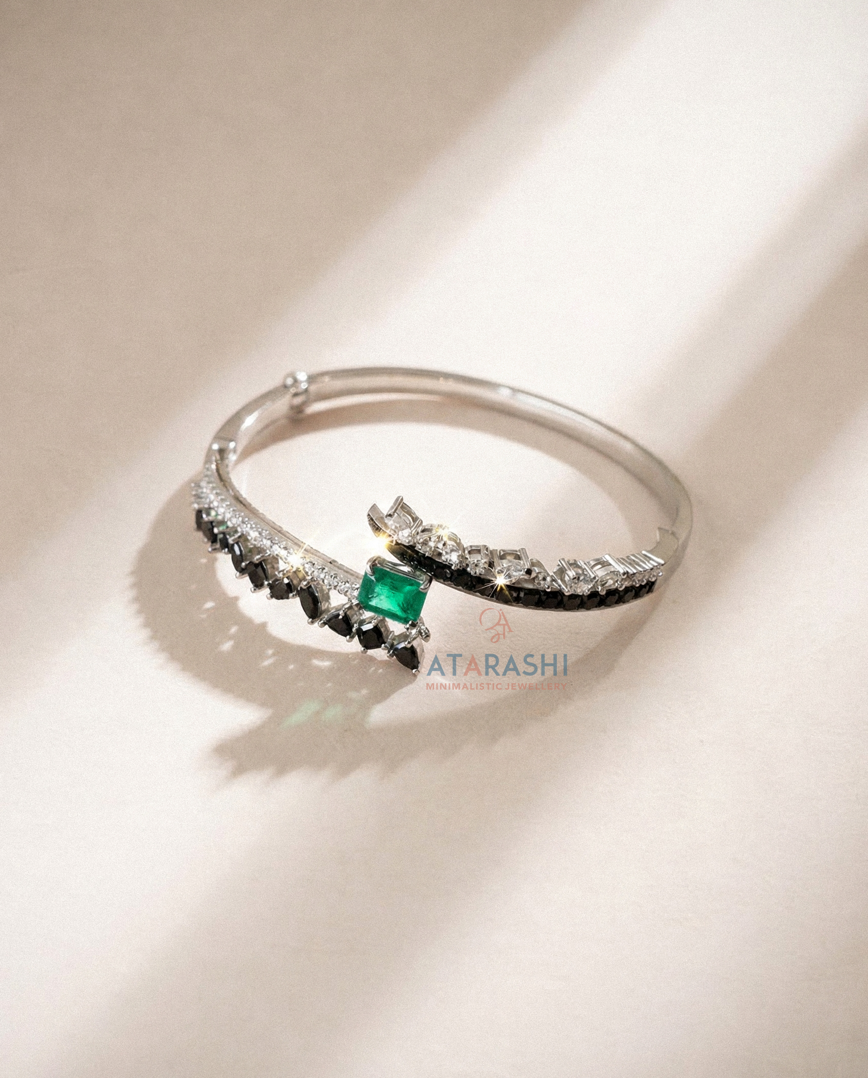 Madeleine émeraude Cascade Bracelet