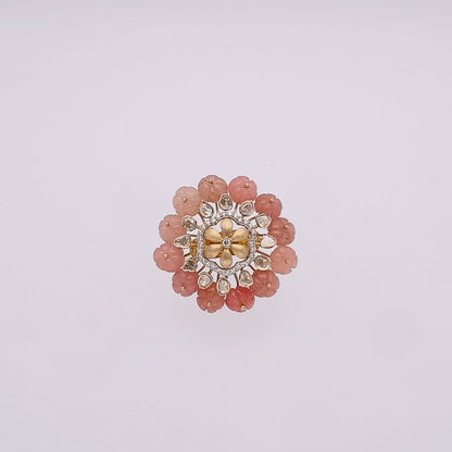 Blush bloom ring