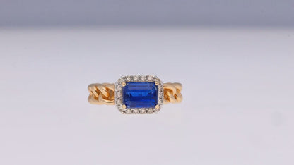 Royal sapphire chainlink